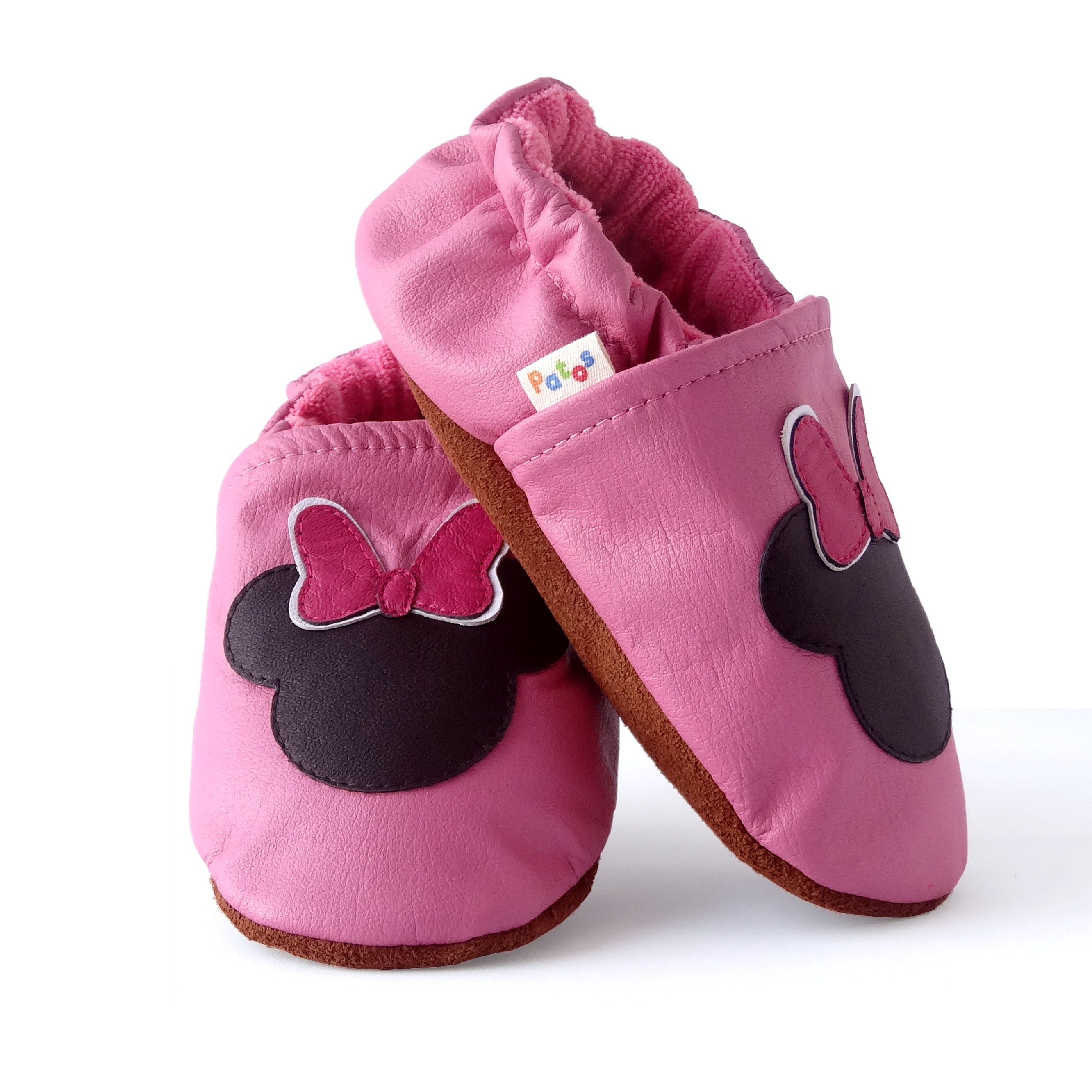Zapatos para bebe sin suela. Minnie - Patos Zapatos